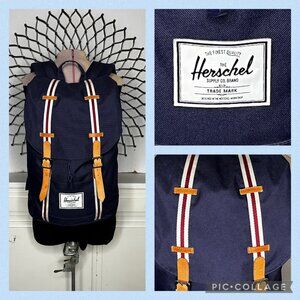 Herschel Retreat Backpack 19.5L Blue Padded Straps 16″ Laptop Sleeve 14x10x3"